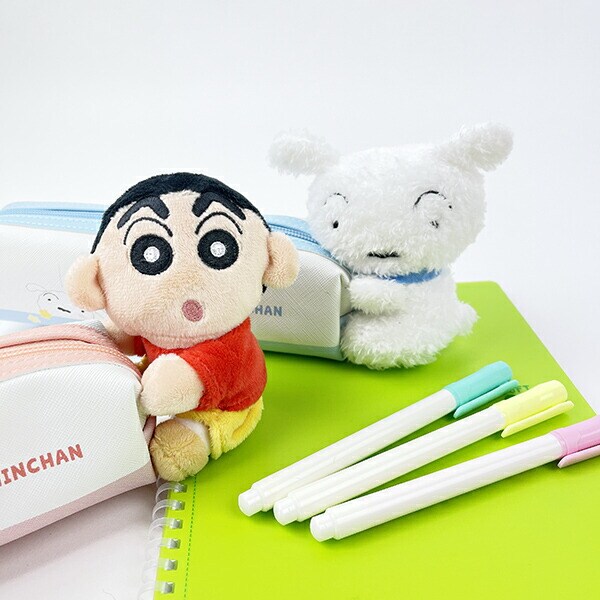 クレヨンしんちゃん いつもいっしょペンポーチ シロ ペンケース 文具 スクール