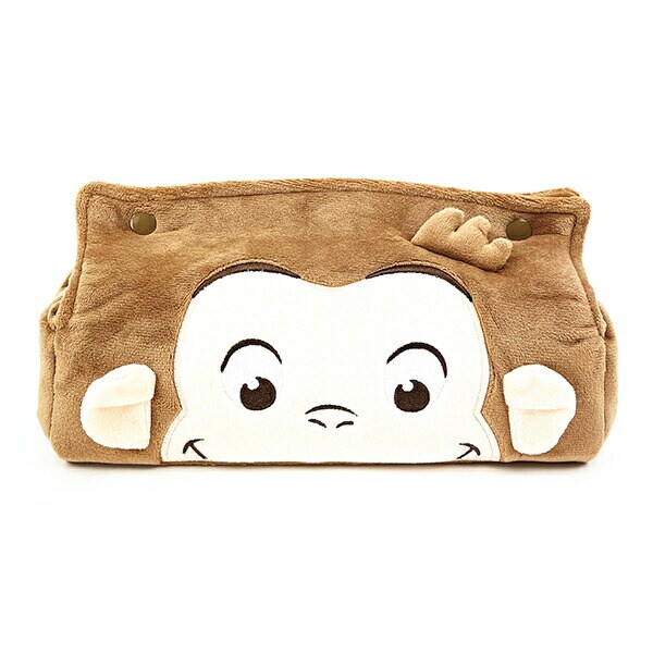 おさるのジョージ ドアップティッシュカバー 日用品