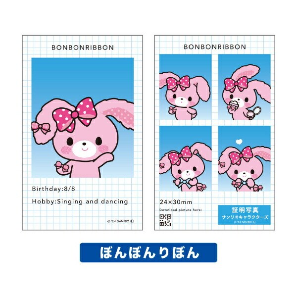 サンリオ キャラクターズ 証明写真風 スマロイド 全24種類 コンプリートセット 日本製 Sanrio