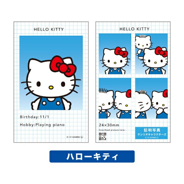サンリオ キャラクターズ 証明写真風 スマロイド 全24種類 コンプリートセット 日本製 Sanrio