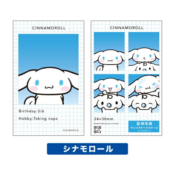 サンリオ キャラクターズ 証明写真風 スマロイド 全24種類 コンプリートセット 日本製 Sanrio