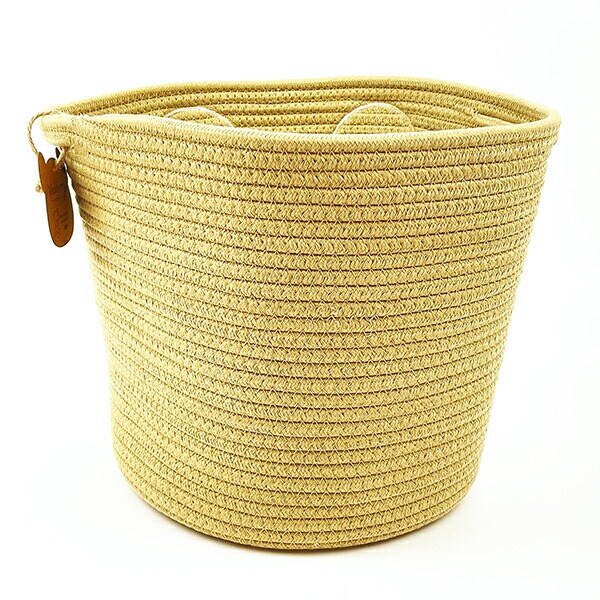 リラックマ ロープバスケット(L) フェイス柄 収納 日用品