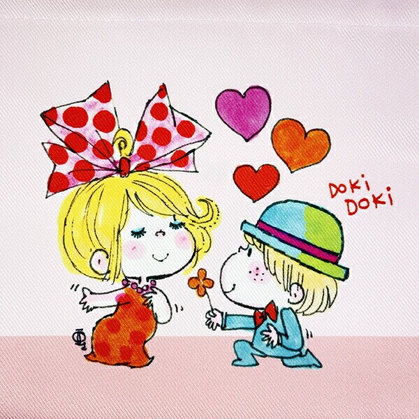 水森亜土 リボン リボンフラット巾着