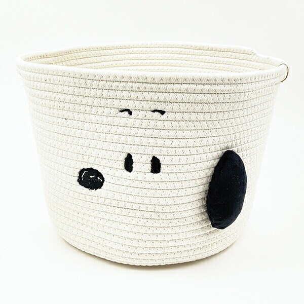 スヌーピー ノーマル ロープバスケット (L) SNOOPY