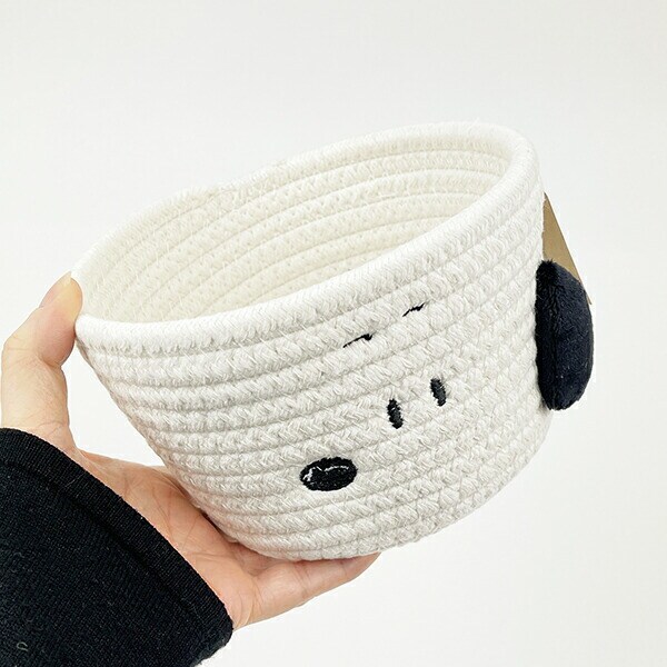 スヌーピー ノーマル ロープバスケット (S) SNOOPY