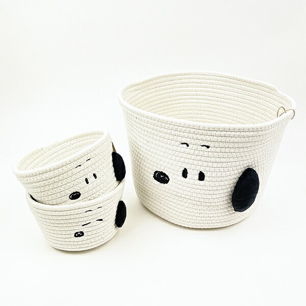 スヌーピー ノーマル ロープバスケット (S) SNOOPY