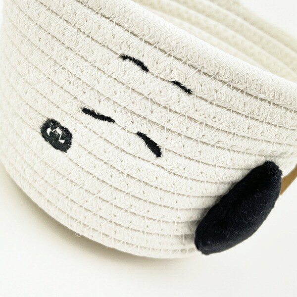 スヌーピー すやすや ロープバスケット (S) SNOOPY