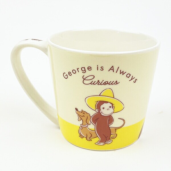 おさるのジョージ ジョージアップ メジャーマグ コップ