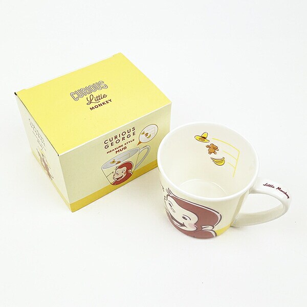 おさるのジョージ ジョージアップ メジャーマグ コップ