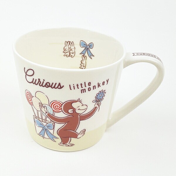 おさるのジョージ うさうさ メジャーマグ コップ
