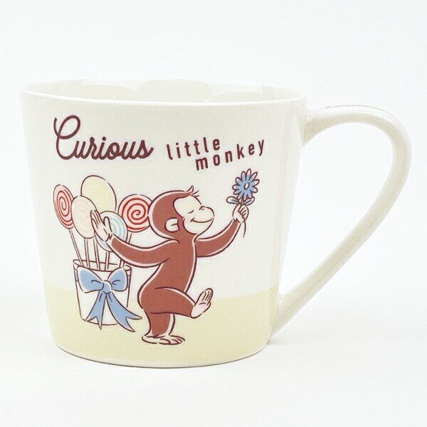 おさるのジョージ うさうさ メジャーマグ コップ