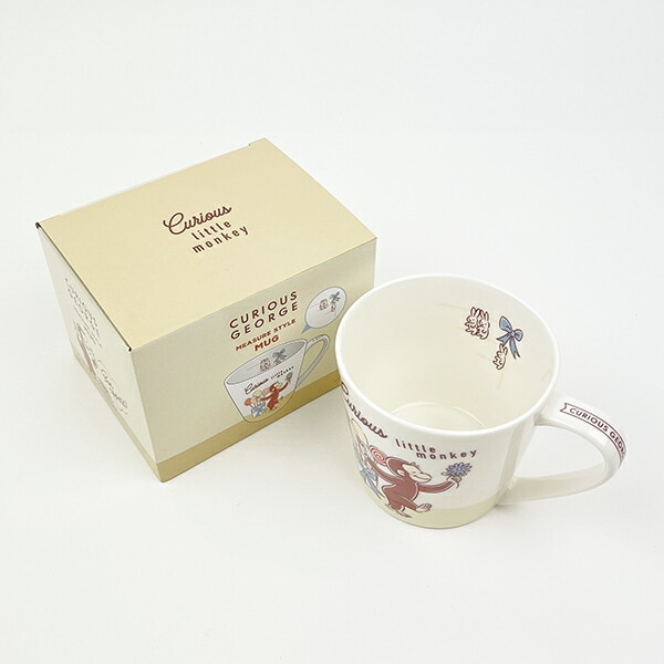 おさるのジョージ うさうさ メジャーマグ コップ