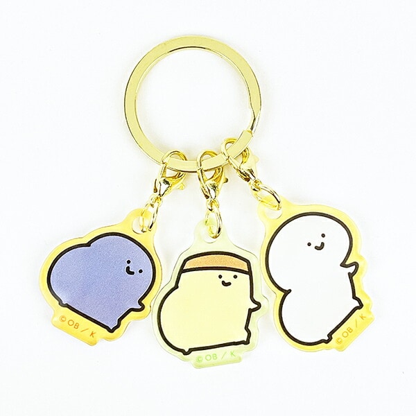 お文具といっしょ おしり 3チャームキーホルダー
