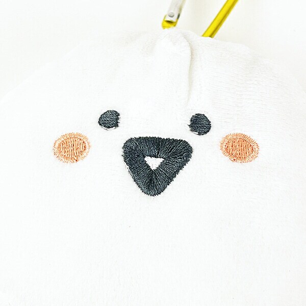 お文具といっしょ お文具さん カラビナ付きぬいぐるみファスナーマスコット