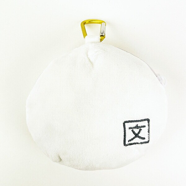 お文具といっしょ お文具さん カラビナ付きぬいぐるみファスナーマスコット