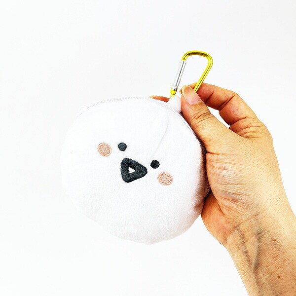 お文具といっしょ お文具さん カラビナ付きぬいぐるみファスナーマスコット