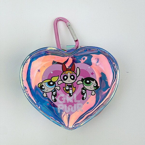 パワーパフガールズ ハートオーロラポーチ ピンク パワパフ