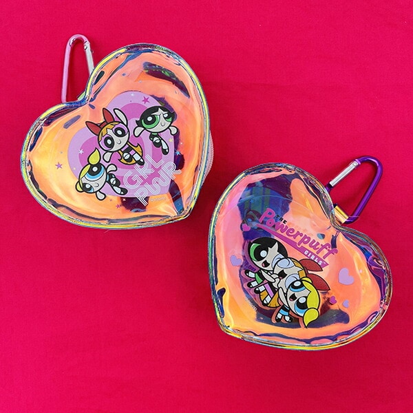 パワーパフガールズ ハートオーロラポーチ ピンク パワパフ