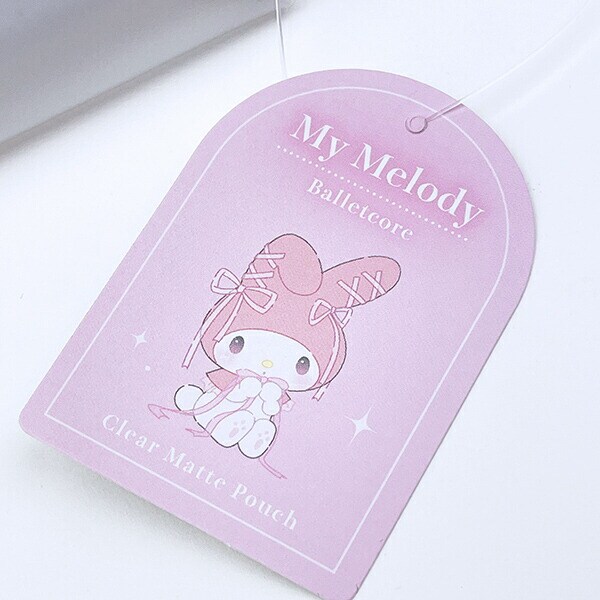 サンリオ マイメロディ クリアマットポーチ バレエコア Sanrio