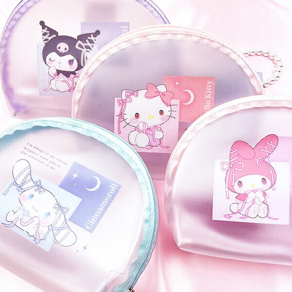 サンリオ マイメロディ クリアマットポーチ バレエコア Sanrio