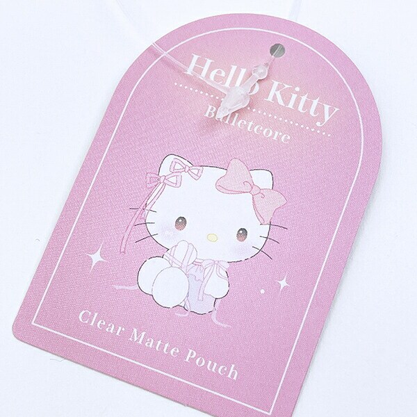 サンリオ ハローキティ クリアマットポーチ バレエコア Sanrio