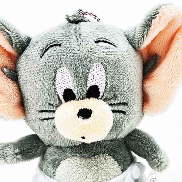 トムとジェリー タフィー ぬいぐるみマスコット グレー