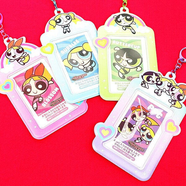 パワーパフガールズ ブロッサム フォトフレームキーホルダー