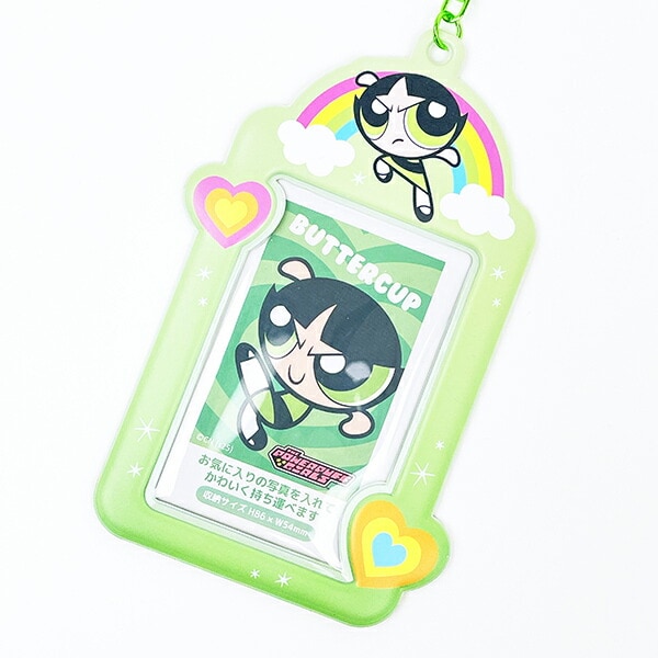 パワーパフガールズ バターカップ フォトフレームキーホルダー