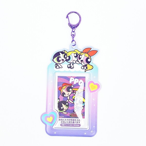 パワーパフガールズ 集合 フォトフレームキーホルダー