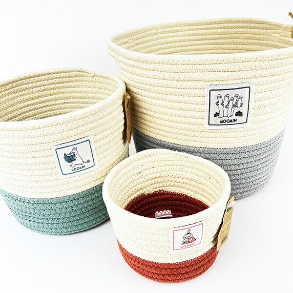 ムーミン リトルミイ ロープバスケット(S)