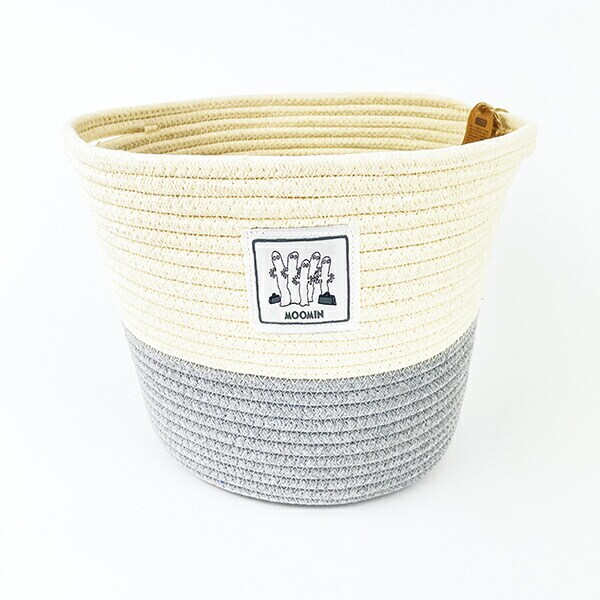 ムーミン ニョロニョロ ロープバスケット(L)