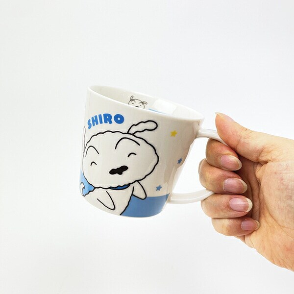 クレヨンしんちゃん シロ 星 メジャーマグ 食器 コップ