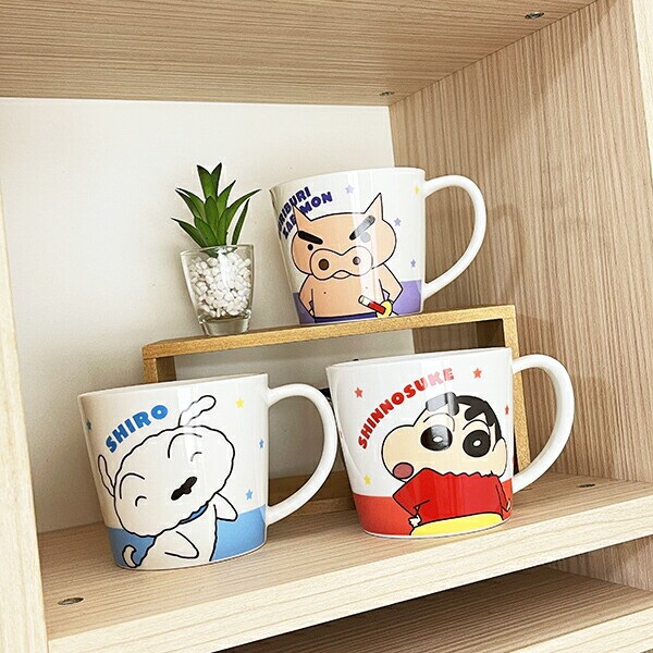 クレヨンしんちゃん シロ 星 メジャーマグ 食器 コップ