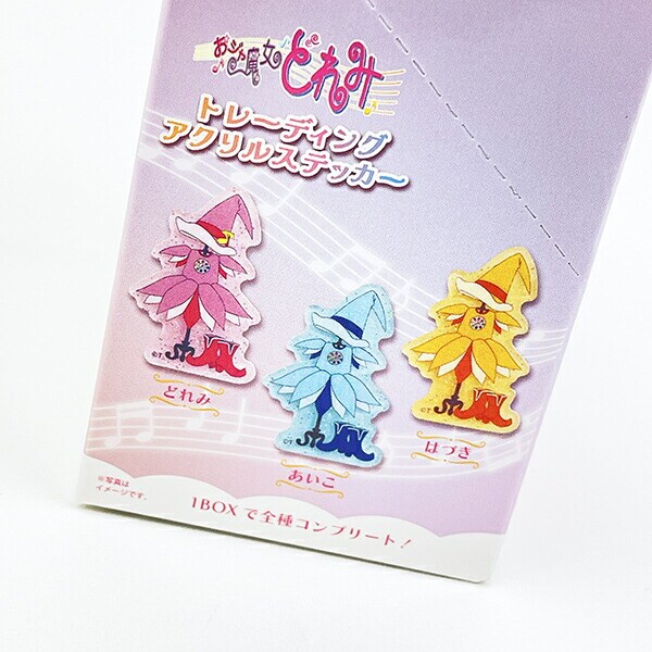 おジャ魔女どれみ トレーディングアクリルステッカー 全6種 コンプリートBOX