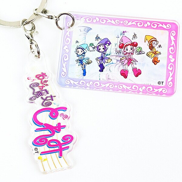 おジャ魔女どれみ 場面写＋ロゴ 2チャームキーホルダー