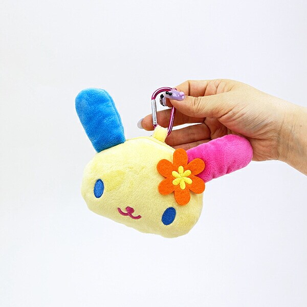 サンリオ ウサハナ カラビナ付きぬいぐるみファスナーマスコット Sanrio