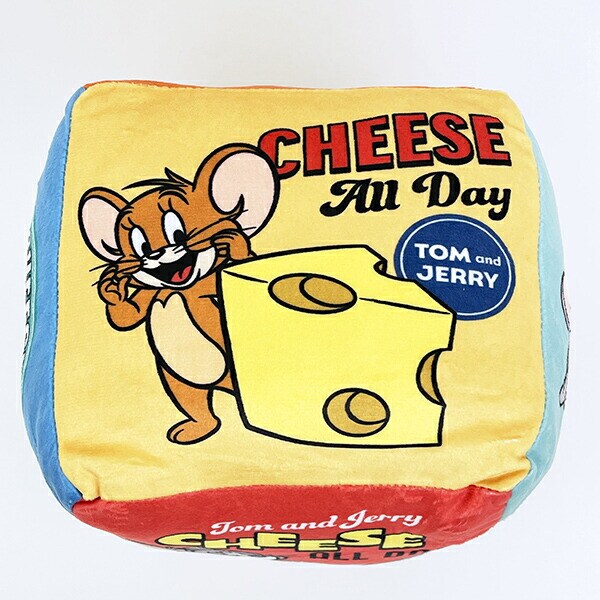 トムとジェリー タフィー CHEESE FUN！ サイコロクッション