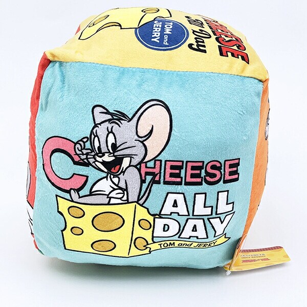 トムとジェリー タフィー CHEESE FUN！ サイコロクッション