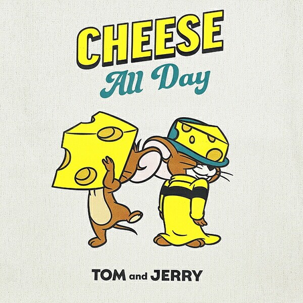 トムとジェリー タフィー CHEESE FUN！ ぴょこっとトートバッグ 生成り