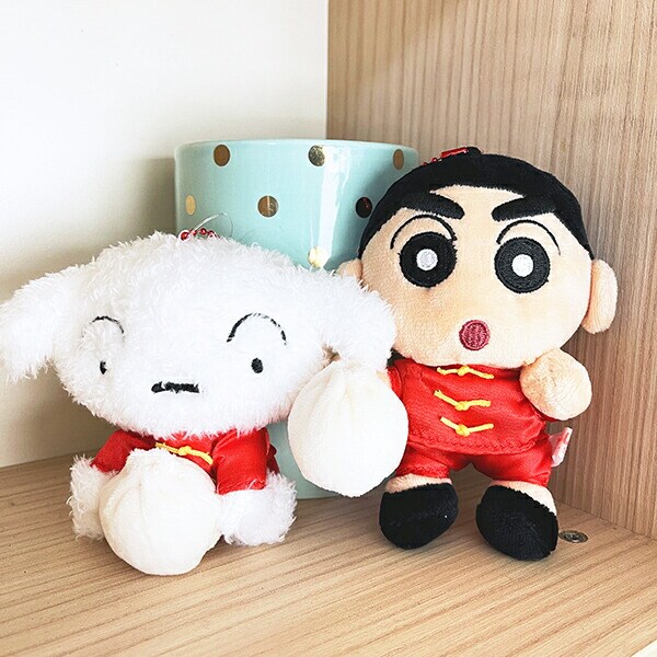 クレヨンしんちゃん 中華しんちゃん ぬいぐるみマスコット キーホルダー