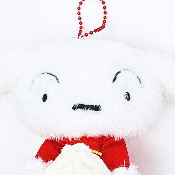 クレヨンしんちゃん 中華シロ ぬいぐるみマスコット キーホルダー