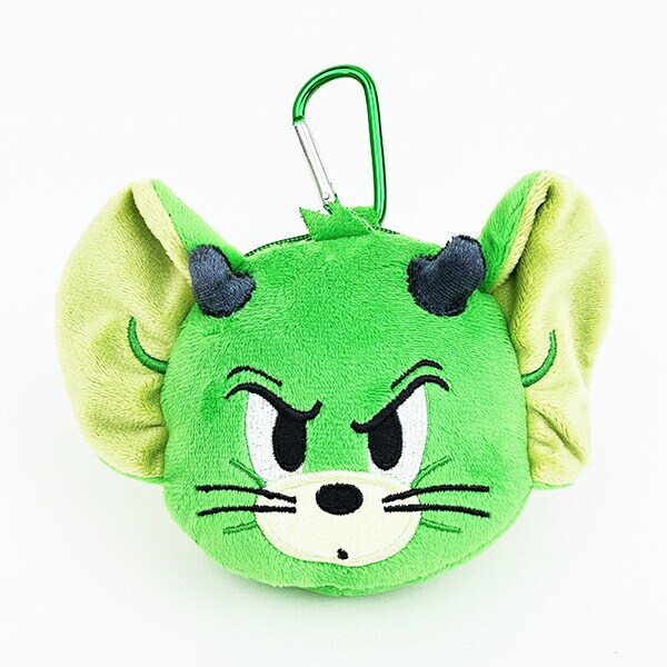 トムとジェリー 悪魔ジェリー カラビナ付きぬいぐるみファスナーマスコット