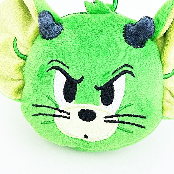 トムとジェリー 悪魔ジェリー カラビナ付きぬいぐるみファスナーマスコット