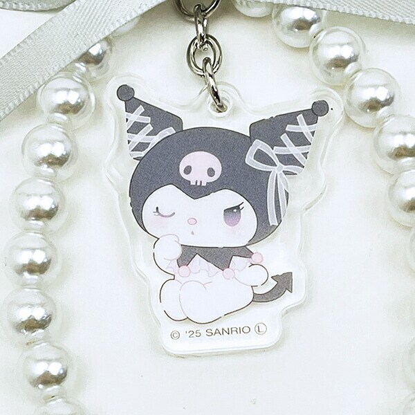 サンリオ クロミ リボンパールキーチェーン バレエコア  Sanrio