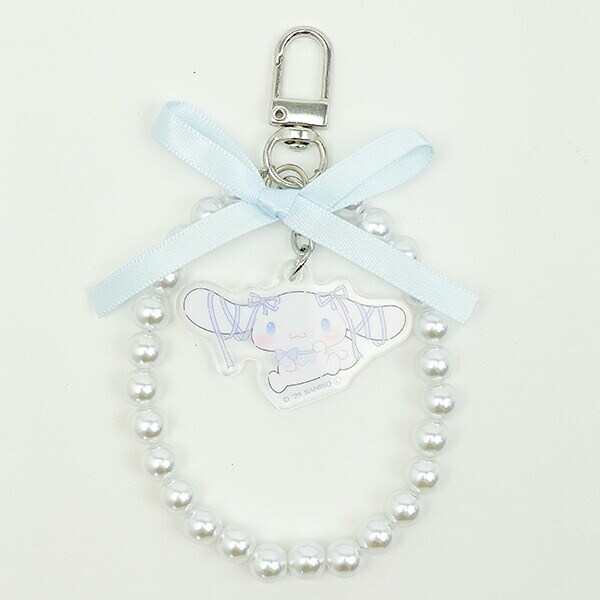 サンリオ シナモロール リボンパールキーチェーン バレエコア シナモン Sanrio