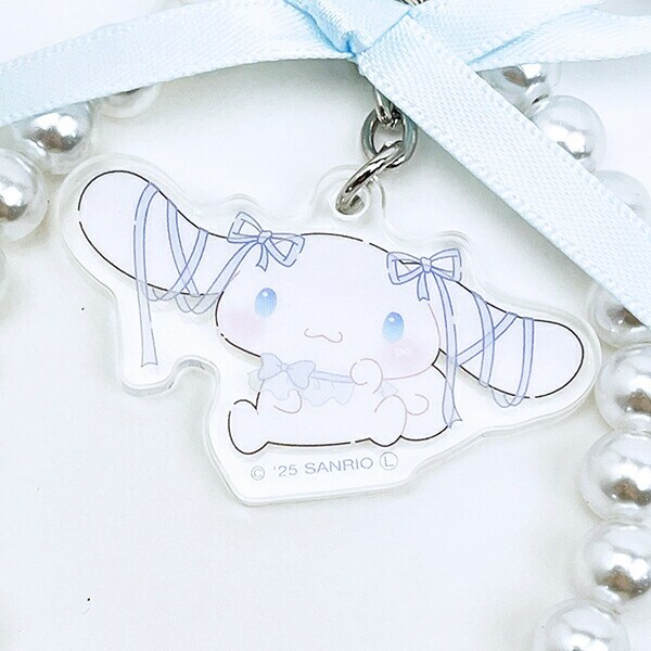 サンリオ シナモロール リボンパールキーチェーン バレエコア シナモン Sanrio