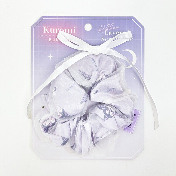 サンリオ クロミ リボンレイヤードリボンシュシュ バレエコア ヘアアクセサリー  Sanrio