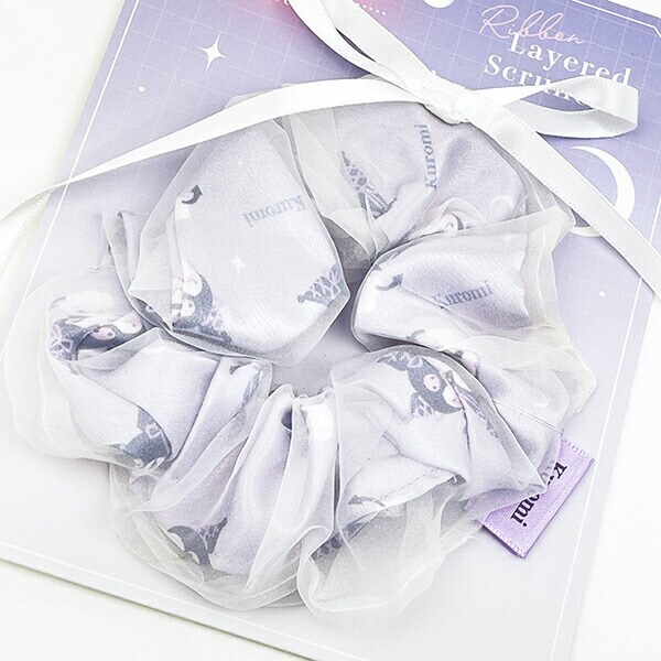 サンリオ クロミ リボンレイヤードリボンシュシュ バレエコア ヘアアクセサリー  Sanrio