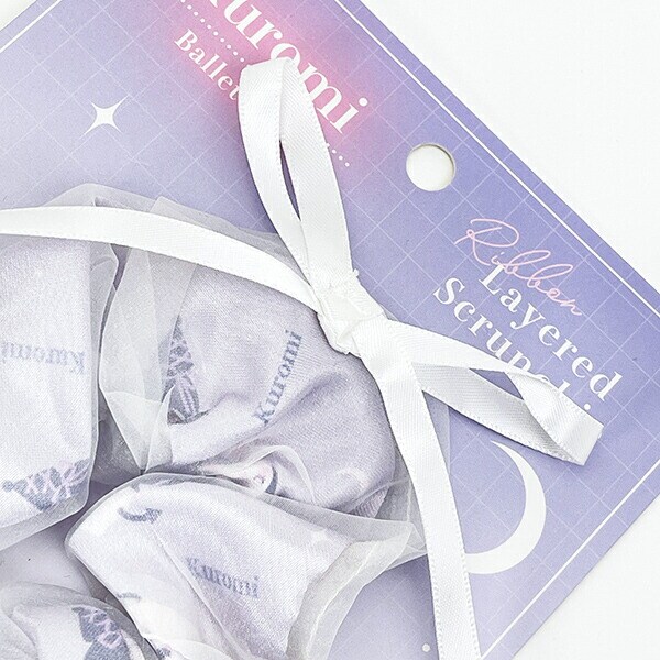 サンリオ クロミ リボンレイヤードリボンシュシュ バレエコア ヘアアクセサリー  Sanrio