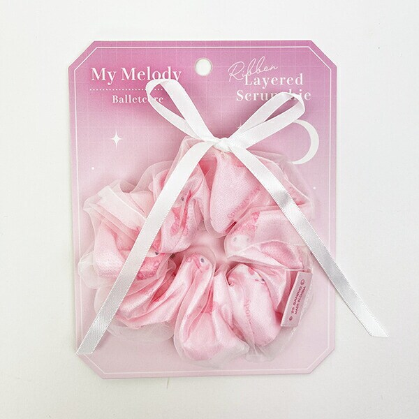 サンリオ マイメロディ リボンレイヤードリボンシュシュ バレエコア ヘアアクセサリー  Sanrio